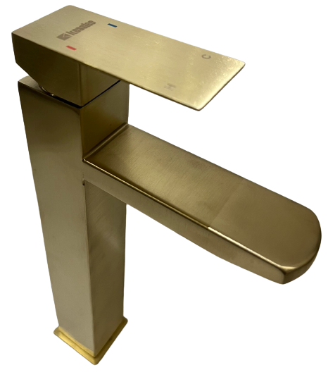 Gold Square Basin Tall