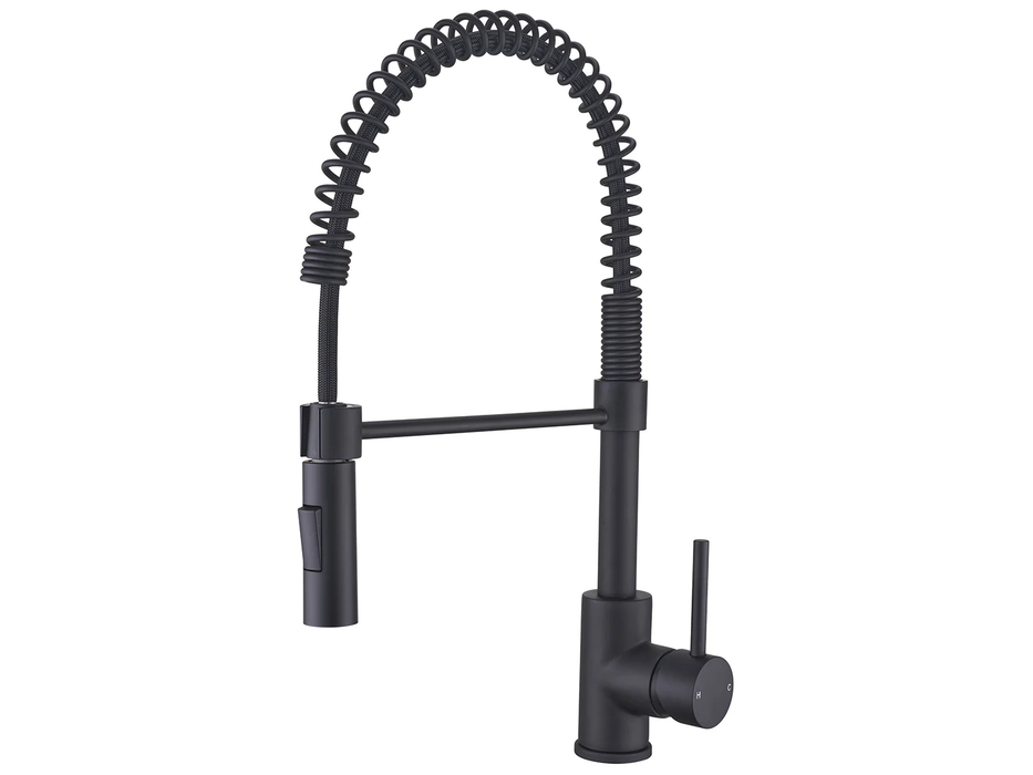 Matt Black Pullout Kitchen Sink Mixer