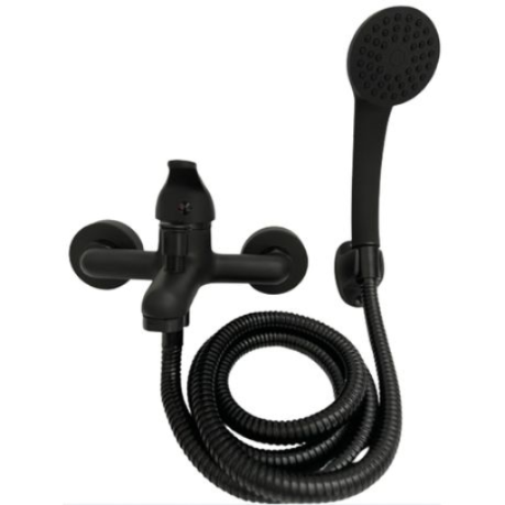 Matt Black Bath Mixer Lever