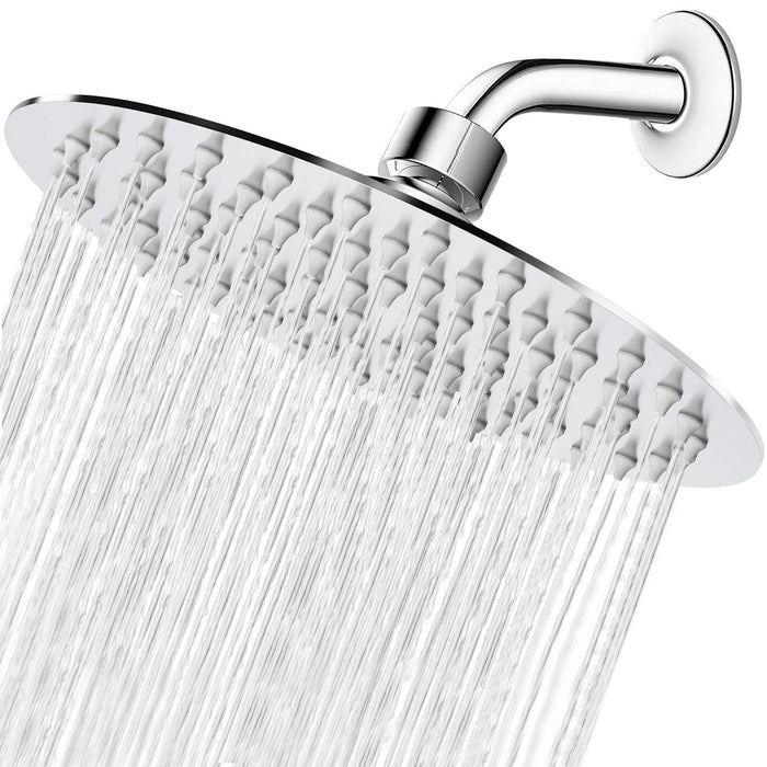 STAINLESS STEEL ULTRA THIN 6'' ROUND SHOWER HEAD