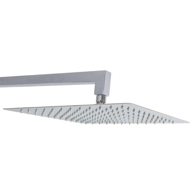 Rainfall Ultra Thin Stainless Steel Mirror-Finish Shower Head- 10 inch - NOONKU