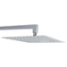 Rainfall Ultra Thin Stainless Steel Mirror-Finish Shower Head- 10 inch - NOONKU